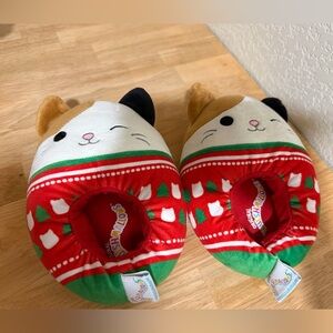 Squishmallows Cat Plush Slippers